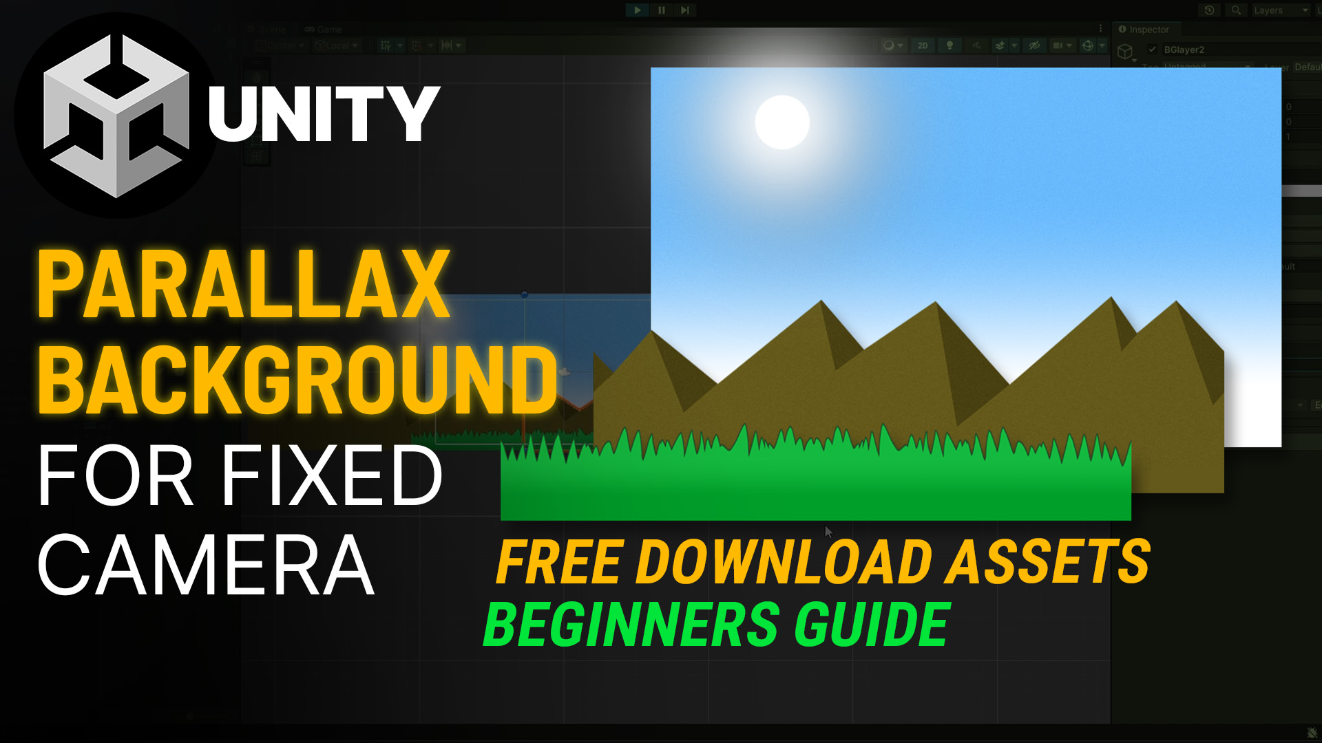 How to Create Parallax Background in Unity for Static Fixed Camera